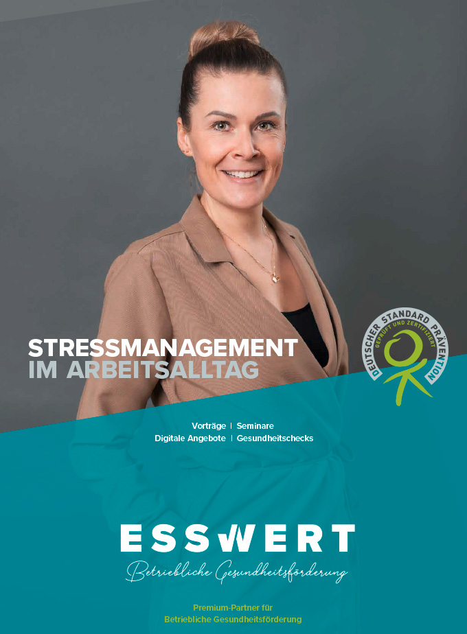 Titelbild Portfolio Esswert-Stressmanagement (PDF zum Herunterladen)